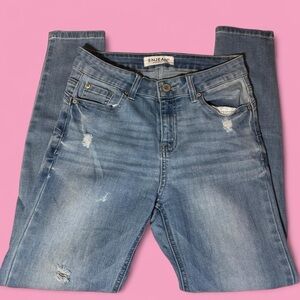 Enjean Women's Light Blue Skinny Jeans